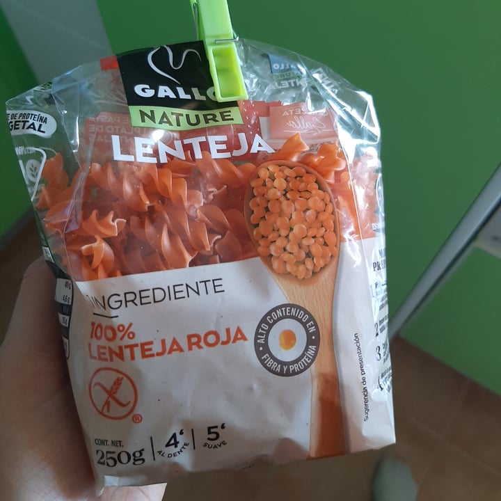 photo of Gallo Nature Fusilli Lenticchia Rossa shared by @chiaramichelle on  12 Jul 2022 - review