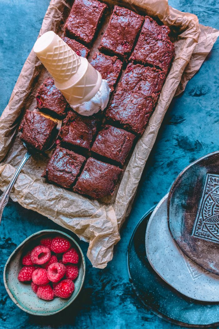 very berry brownies