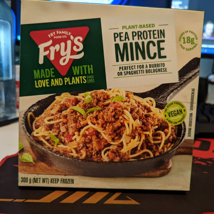 photo of Fry's Family Food Pea Protein Mince shared by @raskills on  11 Jan 2022 - review