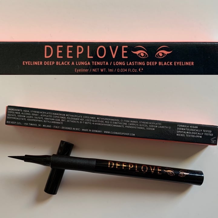 photo of Clio Makeup Eyeliner DeepLove shared by @aleglass on  21 Feb 2021 - review