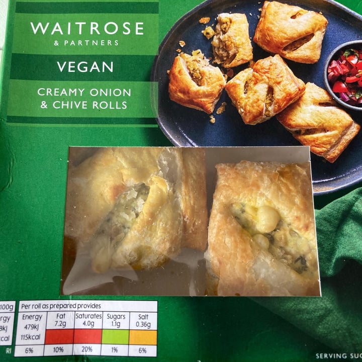 photo of Waitrose Creamy Onion and Chive rolls shared by @jontr on  13 Jul 2020 - review