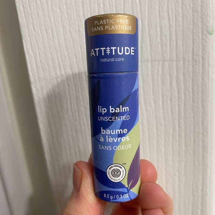 photo of ATTITUDE Unscented Lip Balm shared by @anniekimderoy on  19 Apr 2022 - review
