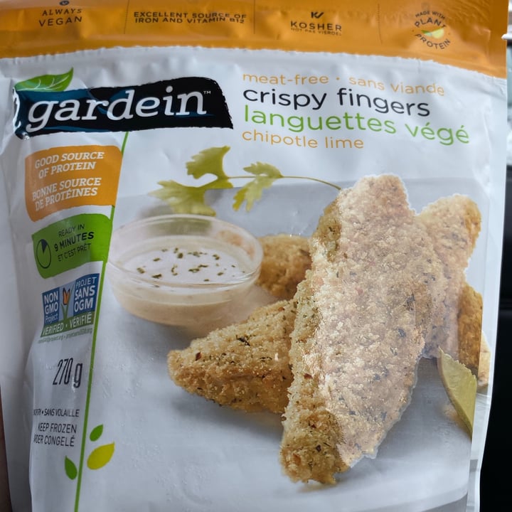 photo of Gardein Chipotle Lime Crispy Finger shared by @iyerniki on  29 Dec 2020 - review