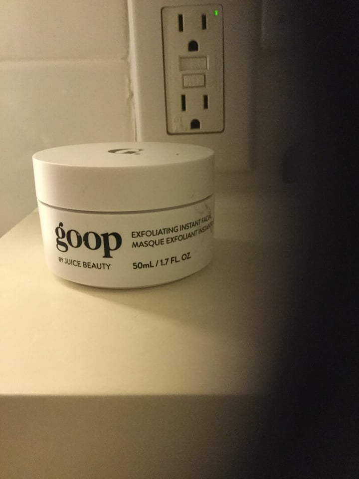 photo of Goop Exfoliating Instant Facial shared by @twillis5 on  09 Aug 2019 - review