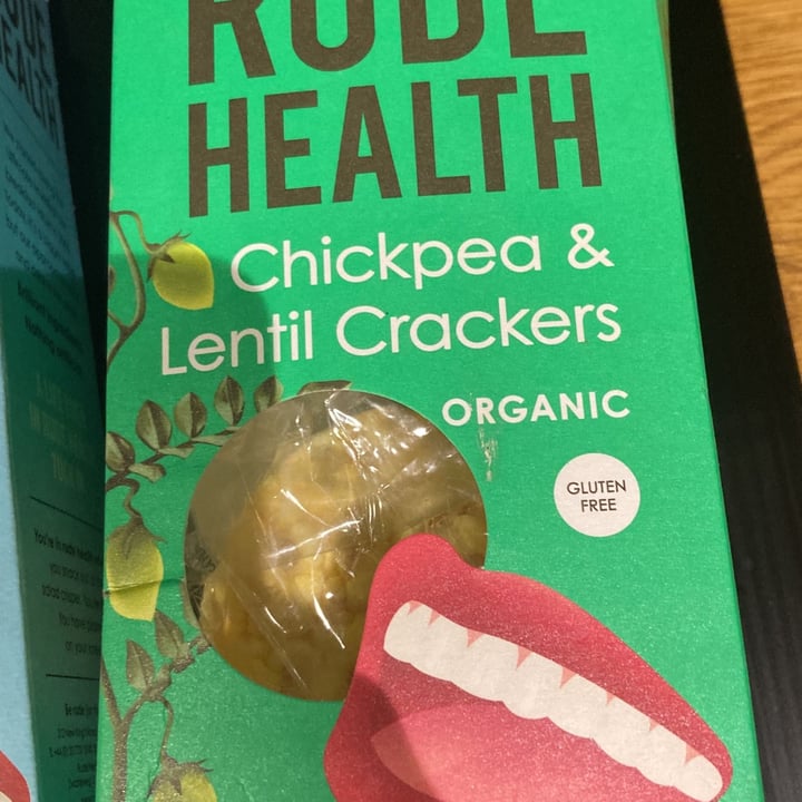 photo of Rude health Chickpea and lentil crackers shared by @wendiwendi on  26 Dec 2021 - review