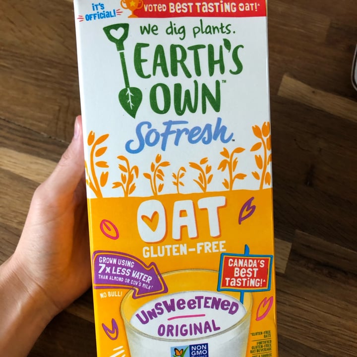 photo of Earth's Own Oat Milk Unsweetened shared by @leafinthechinook on  02 Mar 2022 - review