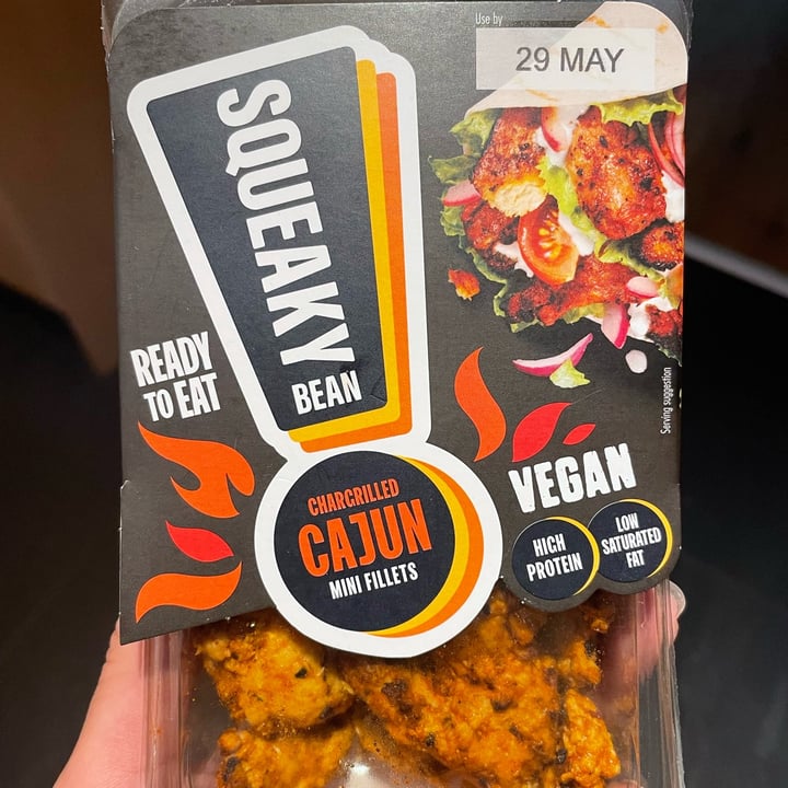 photo of Squeaky Bean Chargrilled Cajun Mini Fillets shared by @plantana on  05 Jun 2022 - review