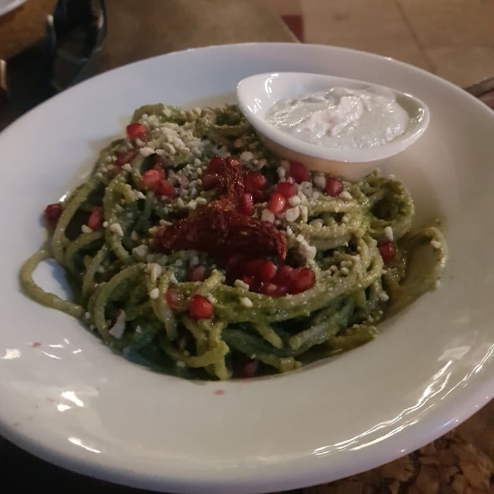 photo of Bean Me Up Restaurant Pesto pasta shared by @krock12 on  10 Mar 2021 - review