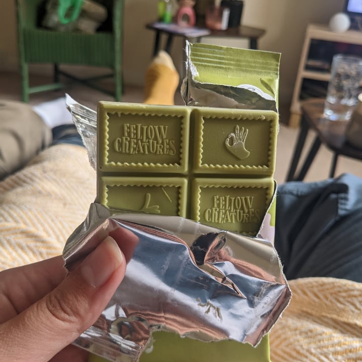 photo of Fellow creatures Fellow creatures Matcha white Chocolate shared by @thespecialk8 on  26 Sep 2022 - review