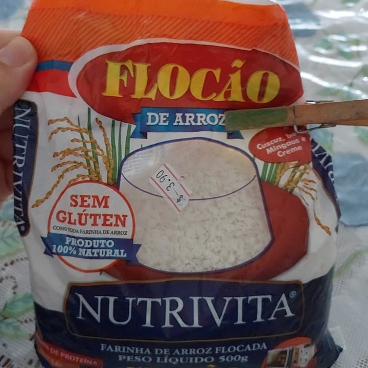 photo of Nutrivita Farinha de arroz Flocada shared by @mylenasilva29 on  06 May 2022 - review