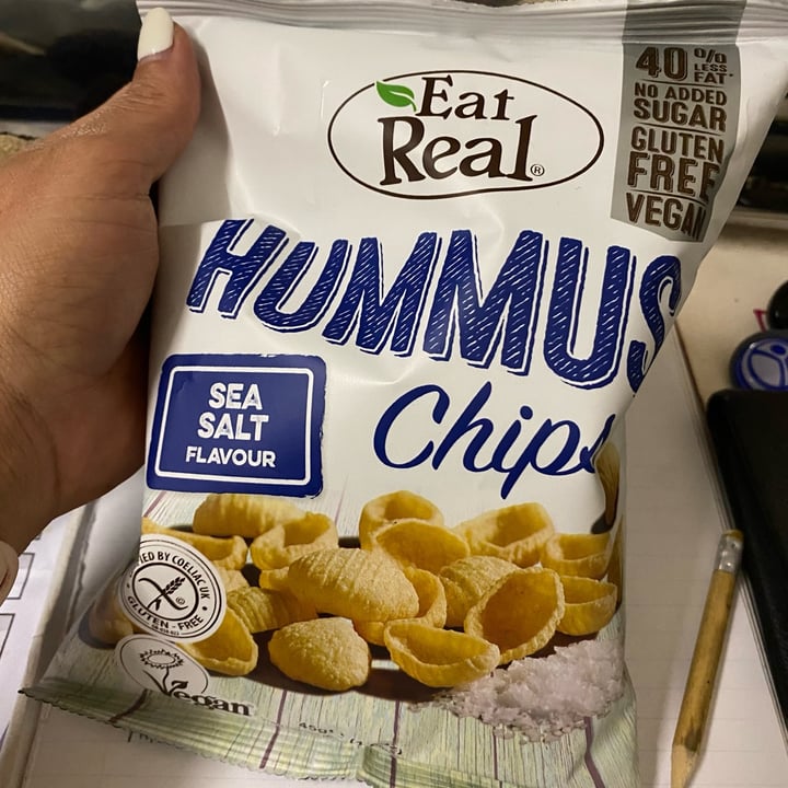 photo of Eat Real Hummus Chips Sea Salt shared by @bianca1701 on  11 Oct 2021 - review