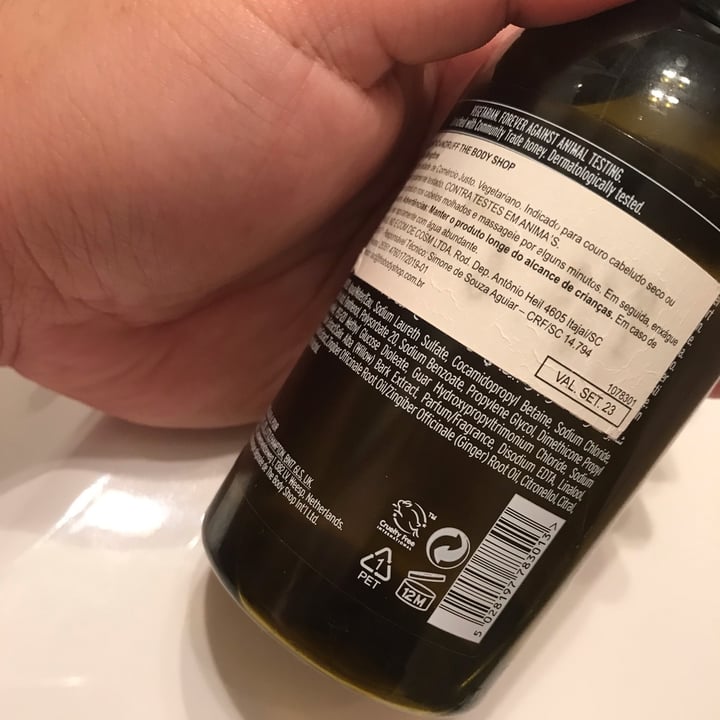 review photo of The Body Shop Shampoo de Gengibre shared by @alicevilela on 28 Oct 2021 - review