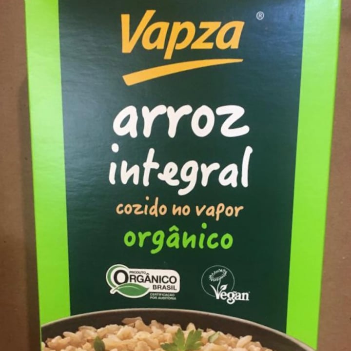 photo of Vapza arroz integral organico cozido a vapor shared by @camilawinters on  30 Jun 2022 - review