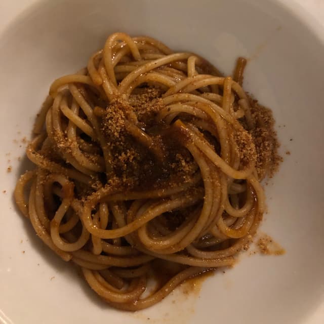 Photo of the dish “Spaghetti all’aglio nero”