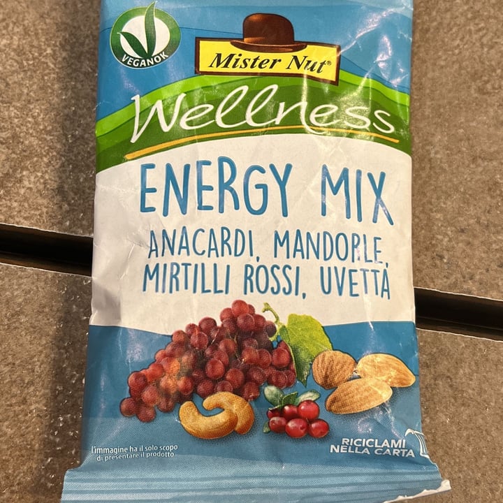 review photo of Mister Nut Anacardi Mandorle Mirtilli Uvetta shared by @lavaleveg on 23 Jun 2022 - review