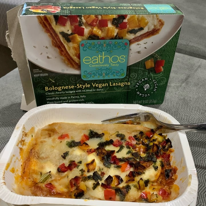 photo of Eathos Bolognese- Style Vegan Lasagna shared by @calysa14 on  15 Apr 2022 - review