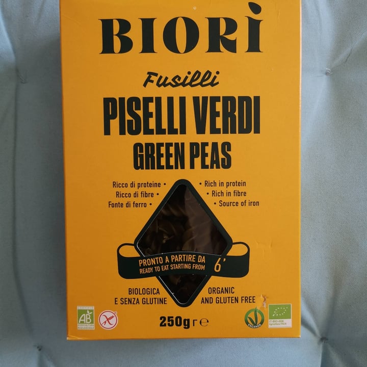 review photo of Biori Fusilli Piselli Verdi Green Peas shared by @paoletta77 on 08 Apr 2022 - review