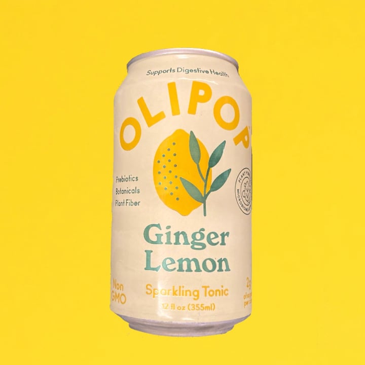 photo of OLIPOP Ginger Lemon Sparkling Tonic shared by @glutenfreevee on  16 Dec 2021 - review
