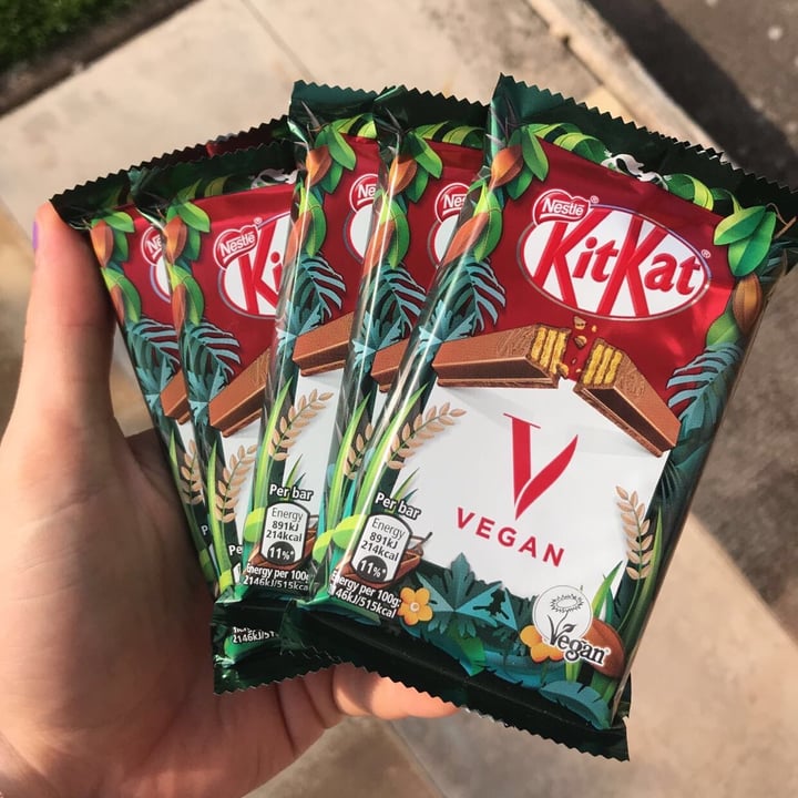 photo of Nestlé Kitkat Vegan shared by @morganthomas on  24 Jun 2021 - review