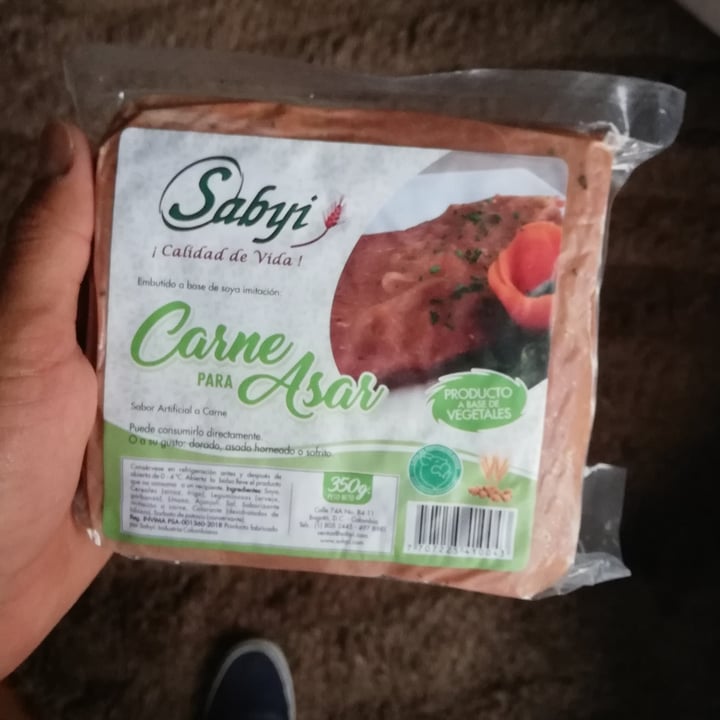 photo of Sabyi Carne Para Asar shared by @rasvegan on  03 Apr 2021 - review