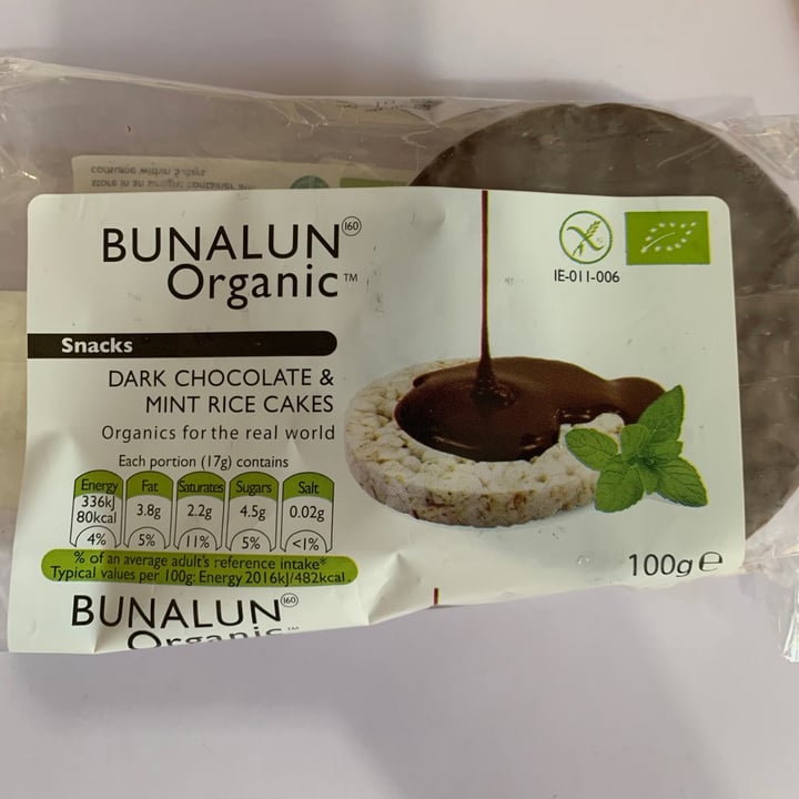 photo of Bunalun Dark Chocolate & Mint Rice Cakes shared by @twigsfeed on  22 Sep 2021 - review