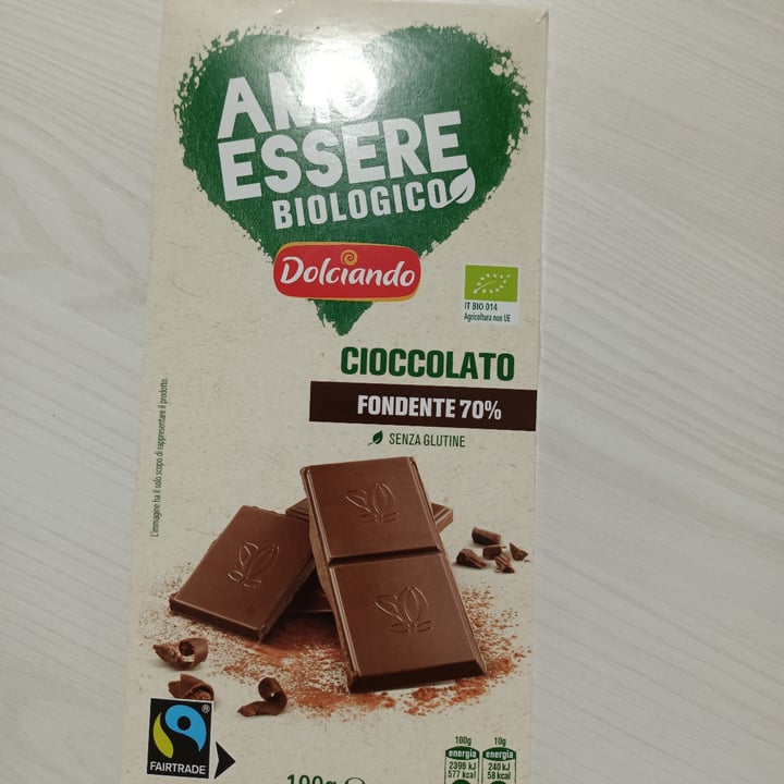 photo of Amo Essere Veg Cioccolato Fondente 70% shared by @fede02 on  11 Mar 2022 - review