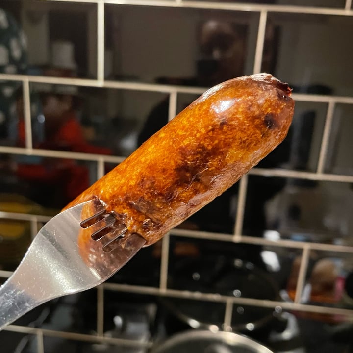 photo of Tesco Plant Chef Caramelised onion meat-free bangers shared by @southernveganupnorth on  16 Dec 2021 - review