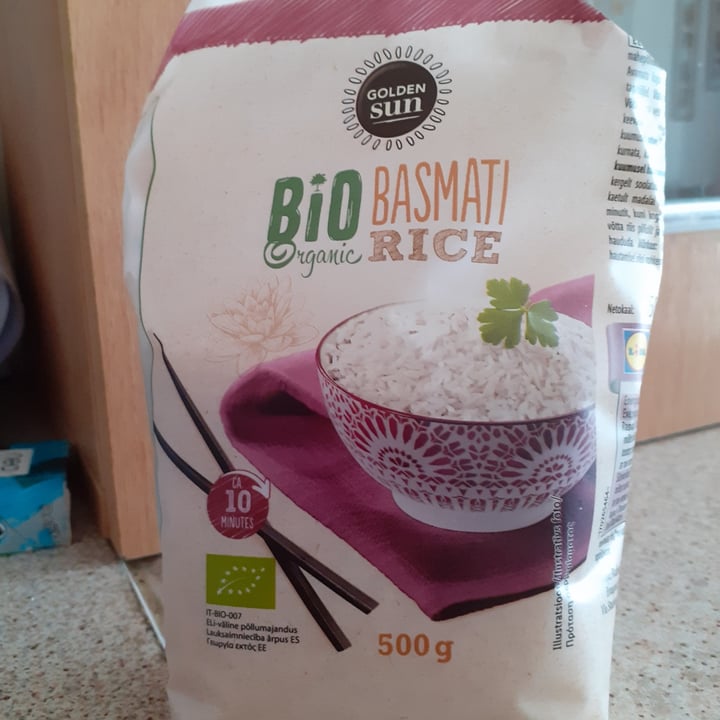 photo of Golden Sun Bio Organic Basmati Rice shared by @giadavasili on  23 Mar 2022 - review