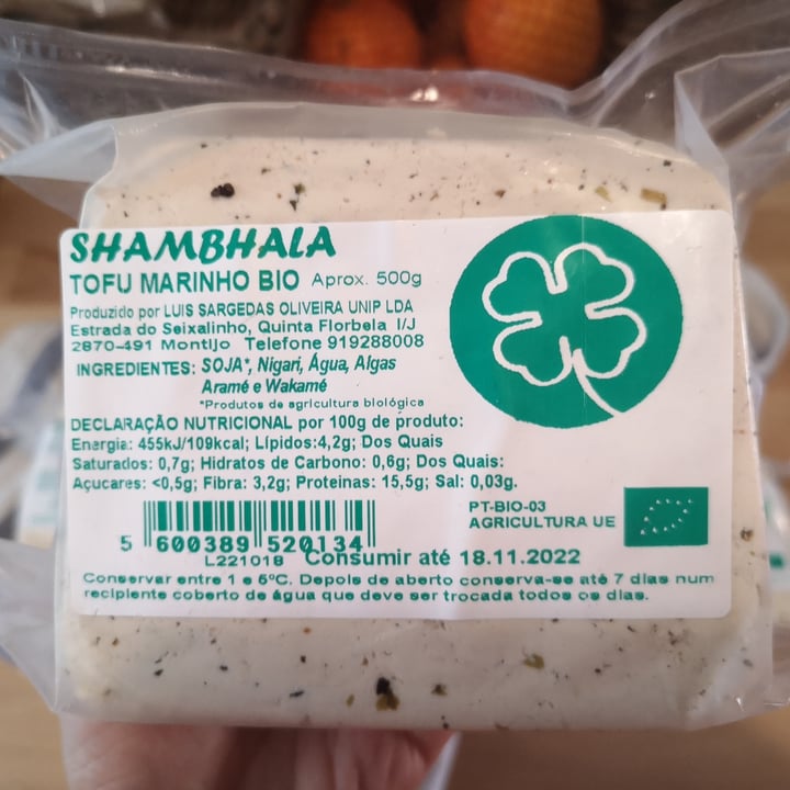 photo of Shambala Naturais Tofu fresco (natural, marinho, abóbora) shared by @susaysan on  05 Nov 2022 - review