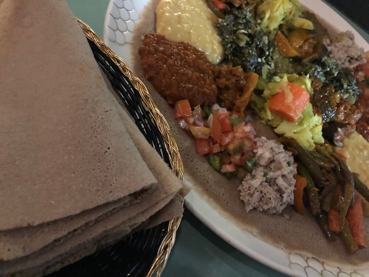 review photo of Rahel Ethiopian Vegan Cuisine Vegan Feast for 2 shared by @vfree on 22 Jan 2020 - review