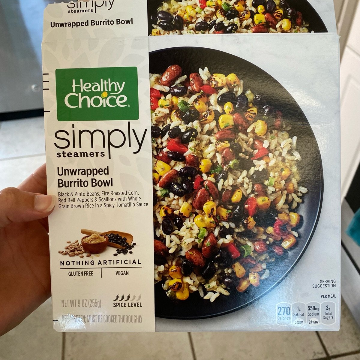Healthy Choice Simply Steamers Unwrapped Burrito bowl Reviews abillion