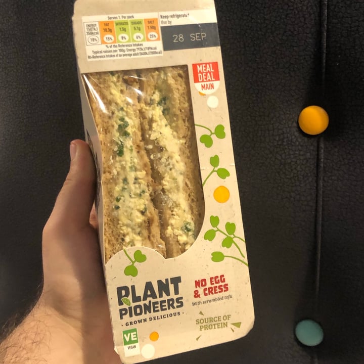 photo of Plant Pioneers No egg and cress sandwich shared by @beardandjays on  29 Sep 2021 - review