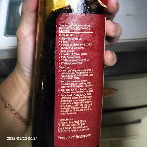 Singlong Black Rice Vinegar Reviews abillion