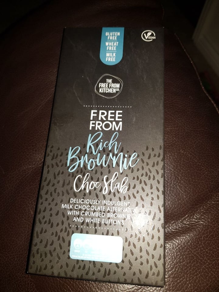 photo of The Free From Kitchen Co. Free From Rich Brownie Choc Slab shared by @kkrsty on  26 Dec 2019 - review