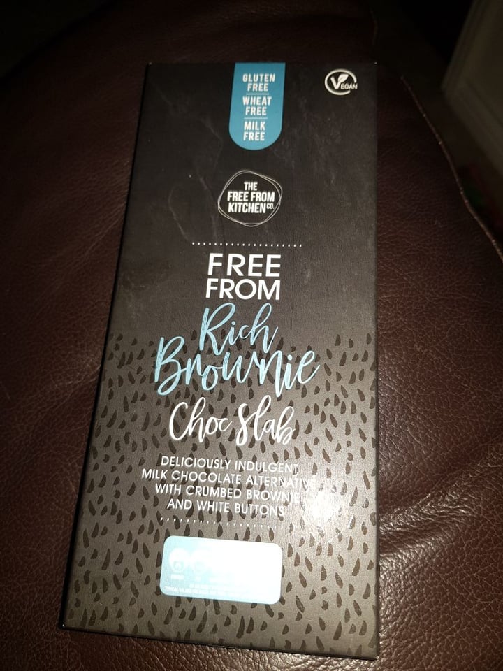 review photo of The Free From Kitchen Co. Free From Rich Brownie Choc Slab shared by @kkrsty on 26 Dec 2019 - review