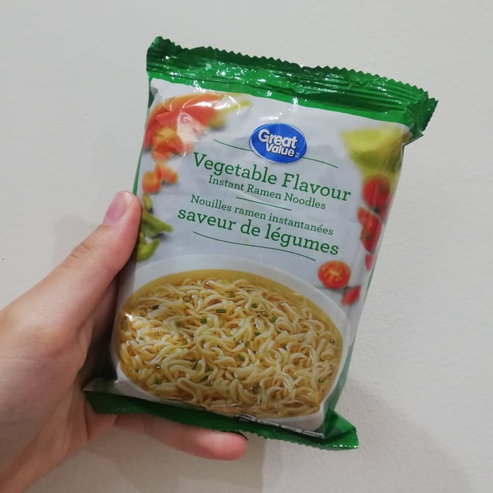 photo of Great Value  Instante Ramen Noodles Vegetable Flavour shared by @jimeram on  03 Dec 2021 - review
