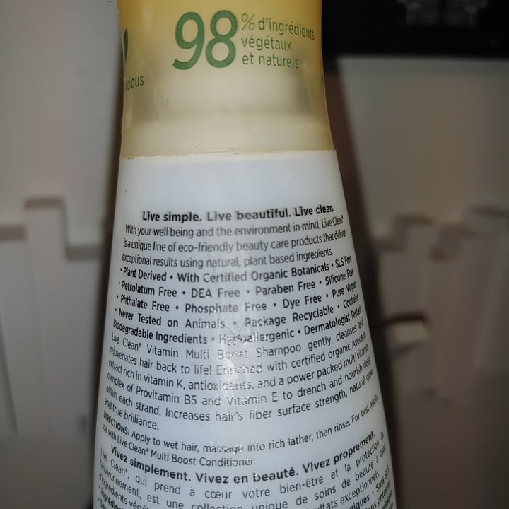 photo of Live Clean Live Clean multi boost shampoo shared by @romeoluv1 on  12 Jan 2021 - review
