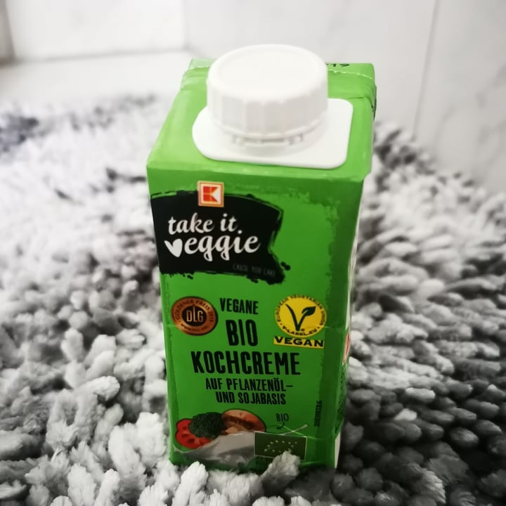 photo of Kaufland Take it Veggie Organic Cooking Cream shared by @mino96 on  03 Apr 2021 - review