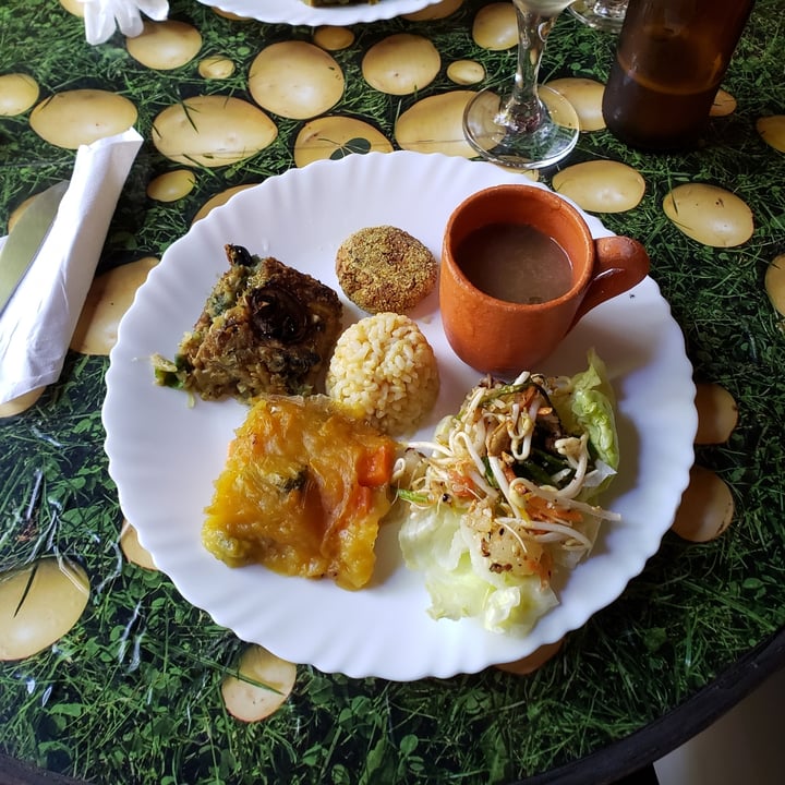 review photo of Harmonia da Terra Restaurante Vegano Prato do dia shared by @claubattistella on 22 Oct 2021 - review