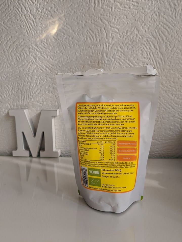 photo of LEBE PUR Superfood Flohsamenschalen Mix shared by @megsi on  07 Apr 2020 - review