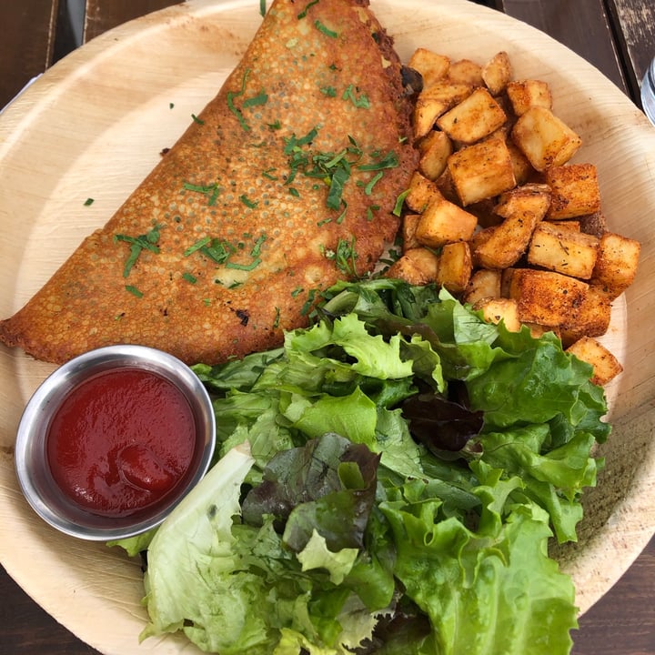 photo of The Dandelion Cafe Chickpea omelette shared by @lea04paquet on  13 Apr 2021 - review