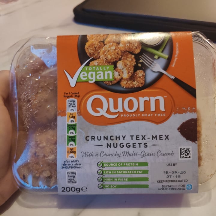 review photo of Quorn Crunchy Tex Mex Nuggets shared by @telmasegura on 22 Sep 2020 - review