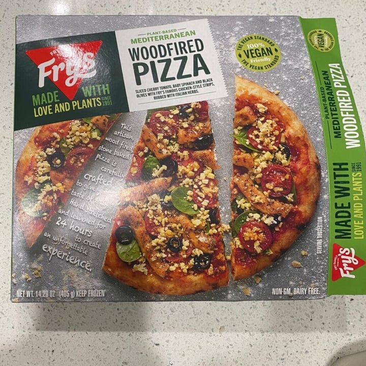 photo of Fry's Family Food Mediterranean Woodfired Pizza shared by @daphnet on  10 Aug 2021 - review