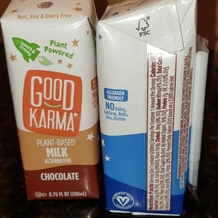 review photo of Good Karma Good Karma plant based milk aternative chocolate shared by @wigglesme on 03 Jun 2020 - review