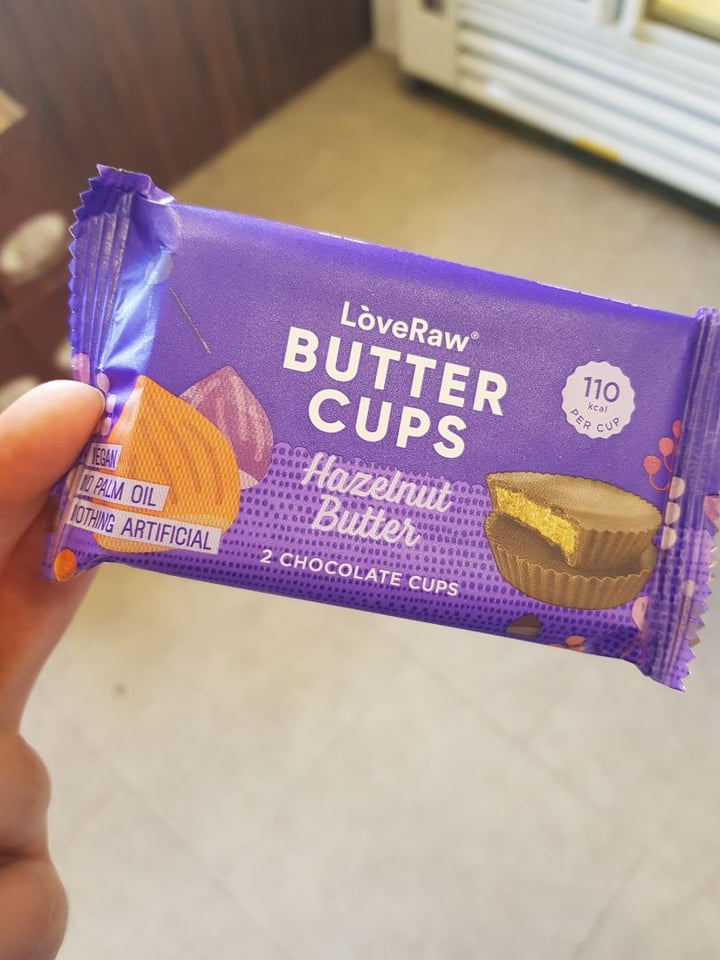 photo of LoveRaw Hazelnut Butter Cups shared by @helenasveganlife on  08 Mar 2020 - review