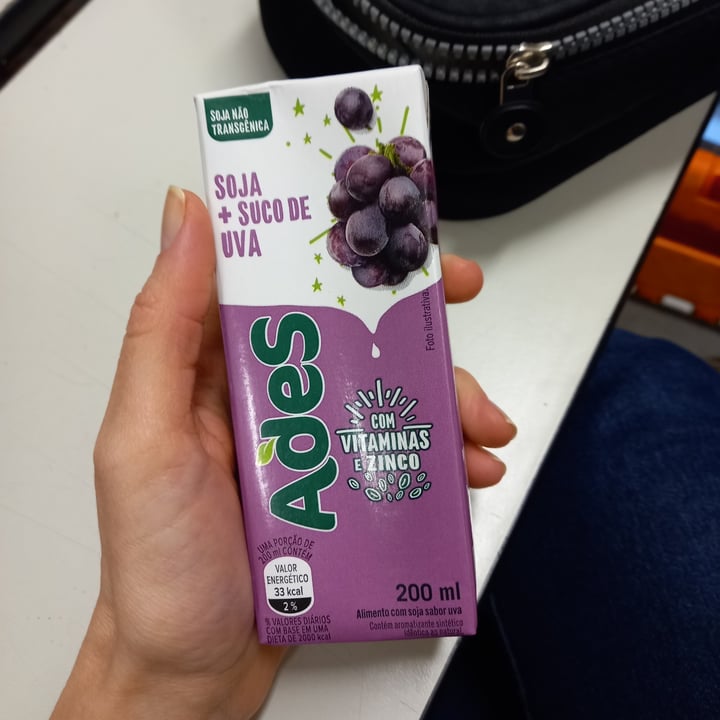 review photo of Ades Ades Soja + Suco De Uva 200ml shared by @talitaolivieri on 12 May 2022 - review