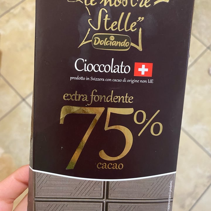 photo of Dolciando Cioccolato Extra Fondente 75% shared by @giada- on  29 Jul 2022 - review