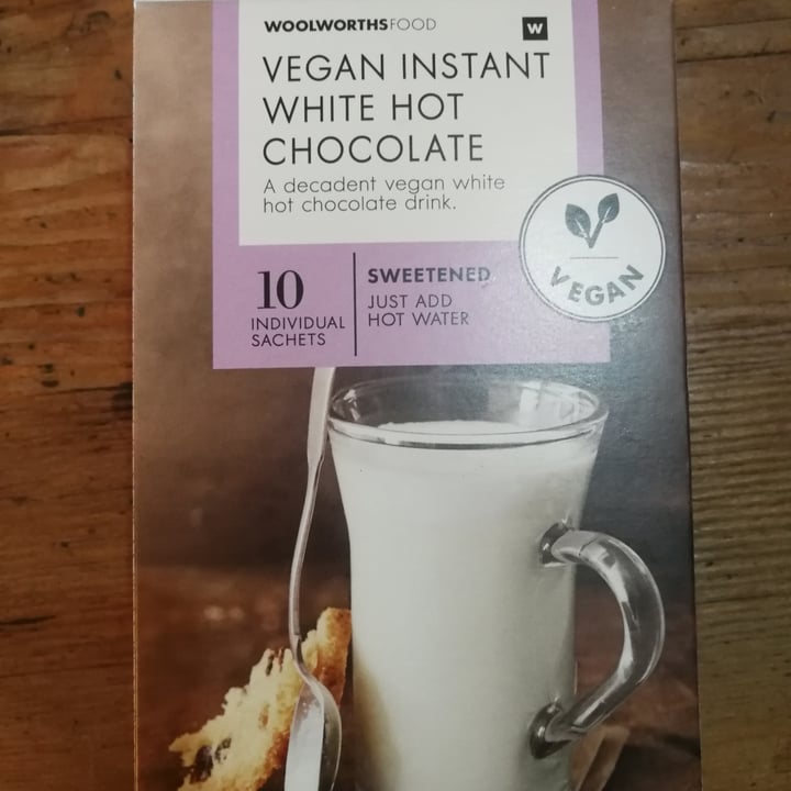 photo of Woolworths Food Vegan instant white hot chocolate shared by @sjl on  07 Aug 2021 - review