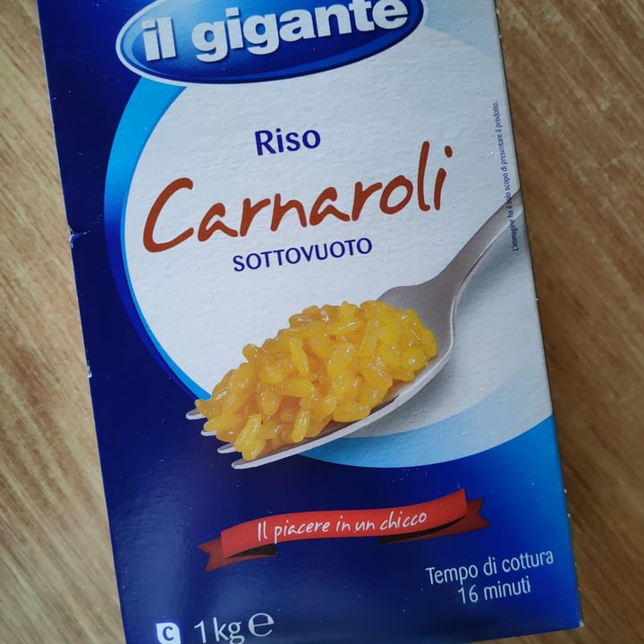 photo of Il Gigante Riso Carnaroli shared by @ariannabrtp on  10 Oct 2022 - review