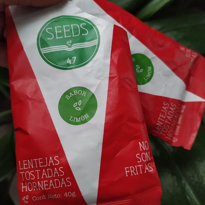 photo of Seeds 4.7 Lentejas Tostadas Sabor A Limón shared by @carol-amado on  04 Nov 2021 - review